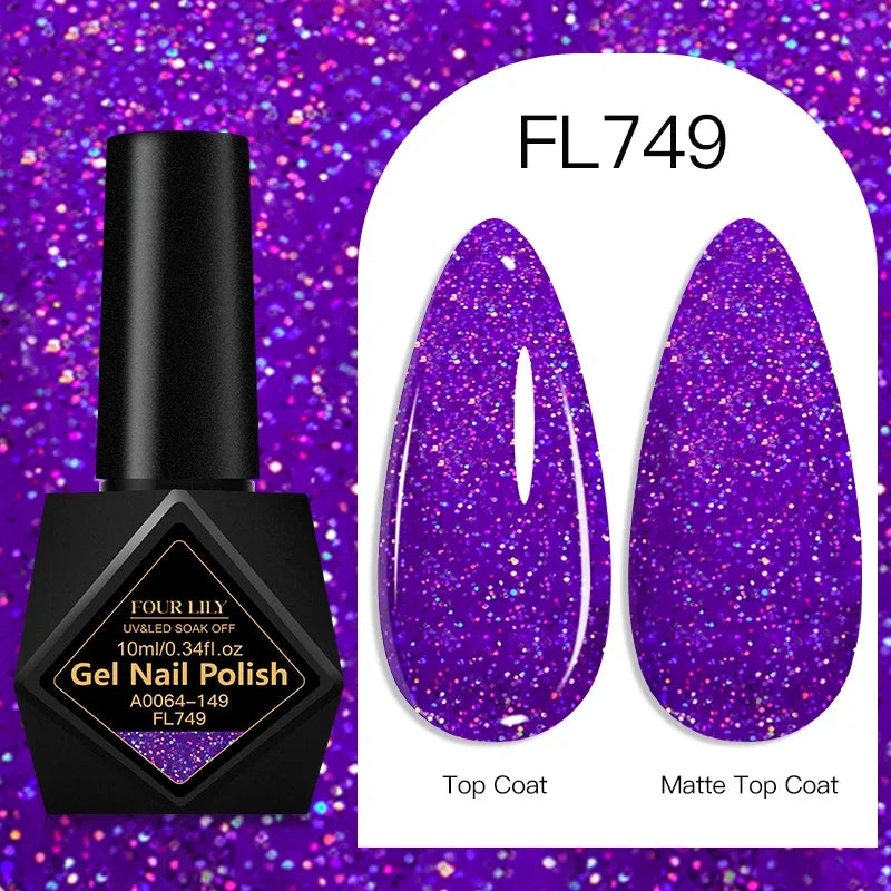 10ml Gel Nail Polish 162 Colors Nail Supplies Vernis Semi Permanent Nail Art Manicure Soak Off LED UV Gel Nail Varnishes Summer