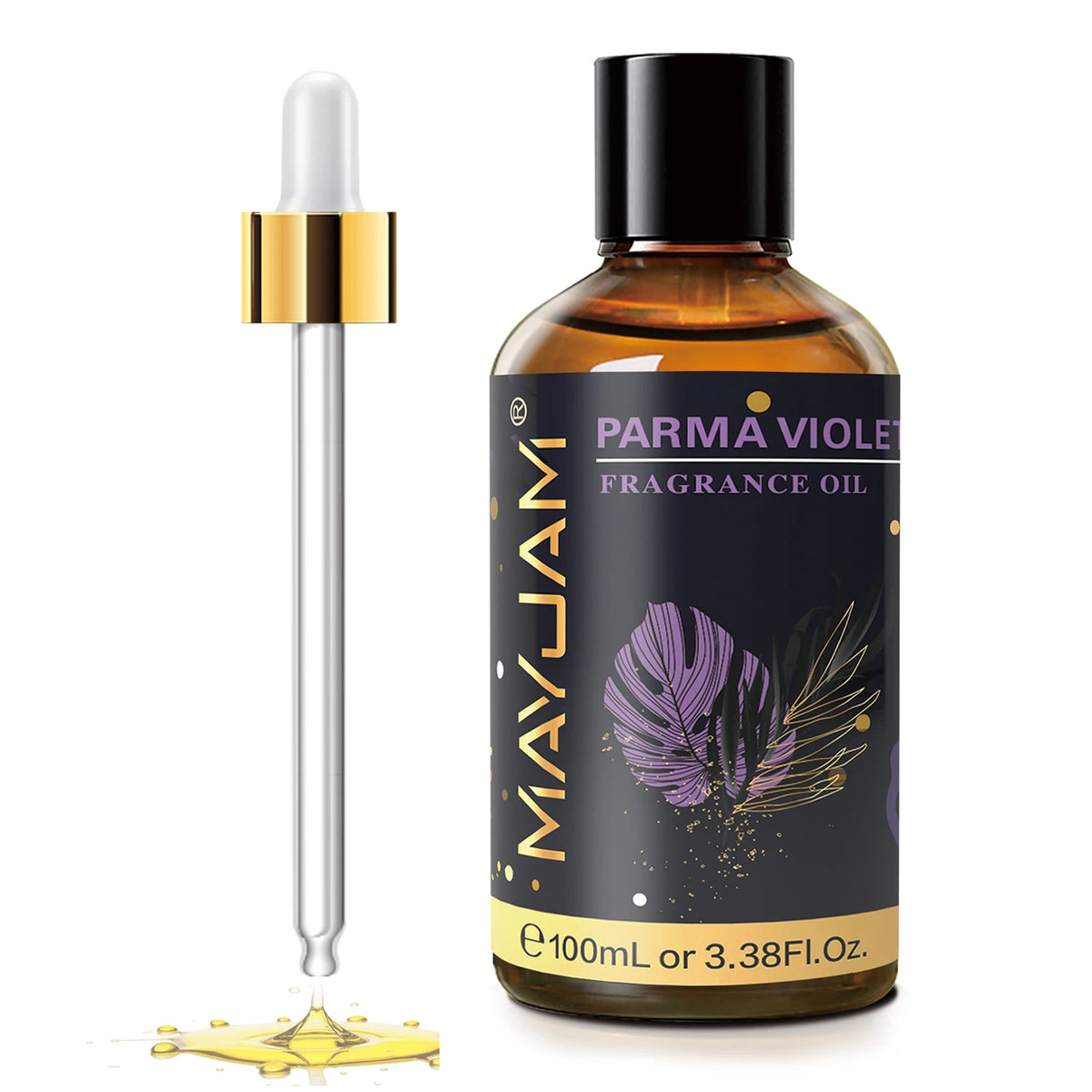 MAYJAM 100ml Fragrance Oils with Dropper For Humidifier Car Diffuser White Musk Bubble Gum Sea Breeze Freesia Baby Powder