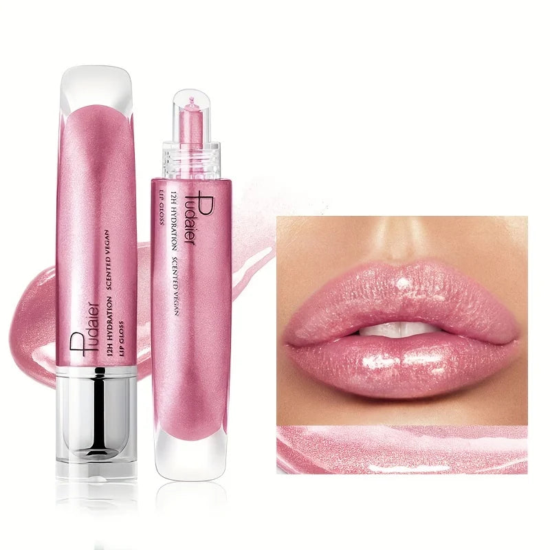 Moisturizing Waterproof Lip Gloss Non Sticky High Shine Sheer Tint Long Lasting Glamour Lip Makeup