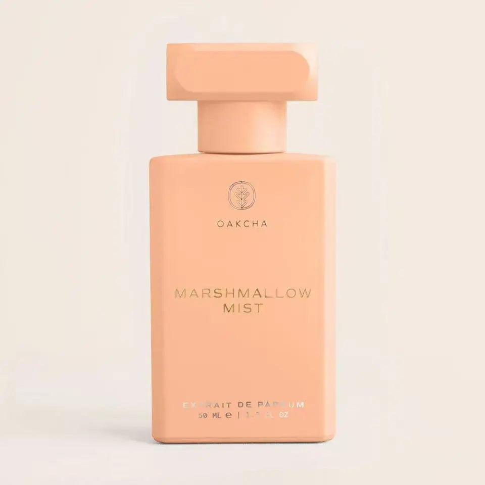Oakcha Marshmallow Mist 50ml Matte Peach Square Bottle Sweet Gourmand Scent Long Lasting Extraits De Parfum For Women Luxury Fragrance Spray Birthday Holiday Gift