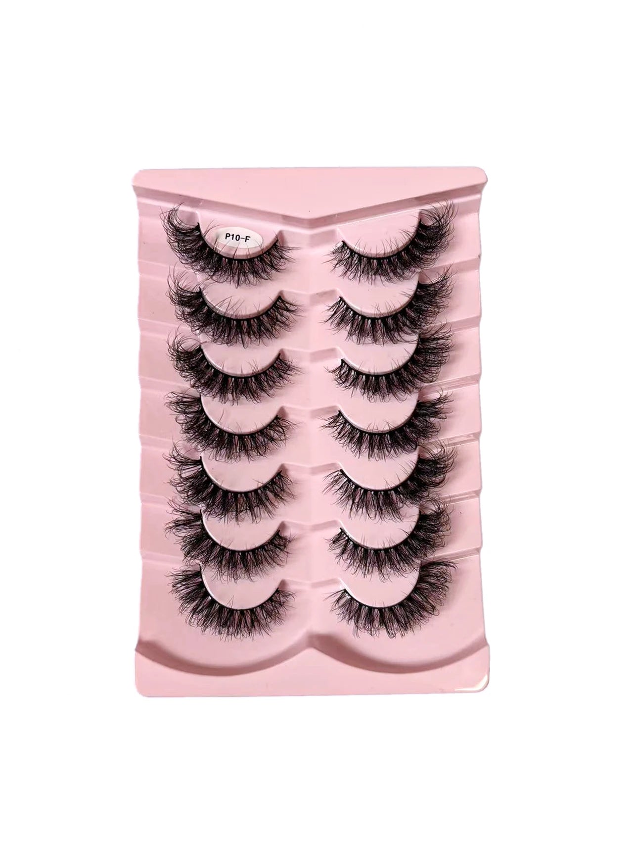 Dropshipping 7/10 Pairs Eyelashes Natural Long 3D Lashes Fluffy Volume  False Eyelashes Cruelty Free Wispy Lashes Makeup Cilios