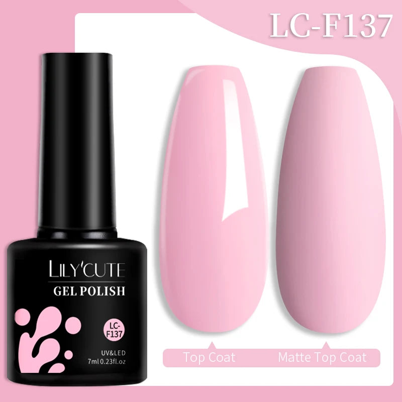 LILYCUTE 7ML Jelly Nude Pink Quick Extension Gel Nail Polish Transparent  Finger Prolong Long Lasting Construction Gel Varnish