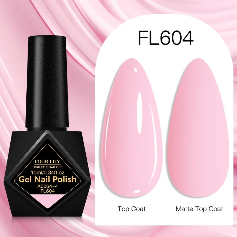10ml Gel Nail Polish 162 Colors Nail Supplies Vernis Semi Permanent Nail Art Manicure Soak Off LED UV Gel Nail Varnishes Summer
