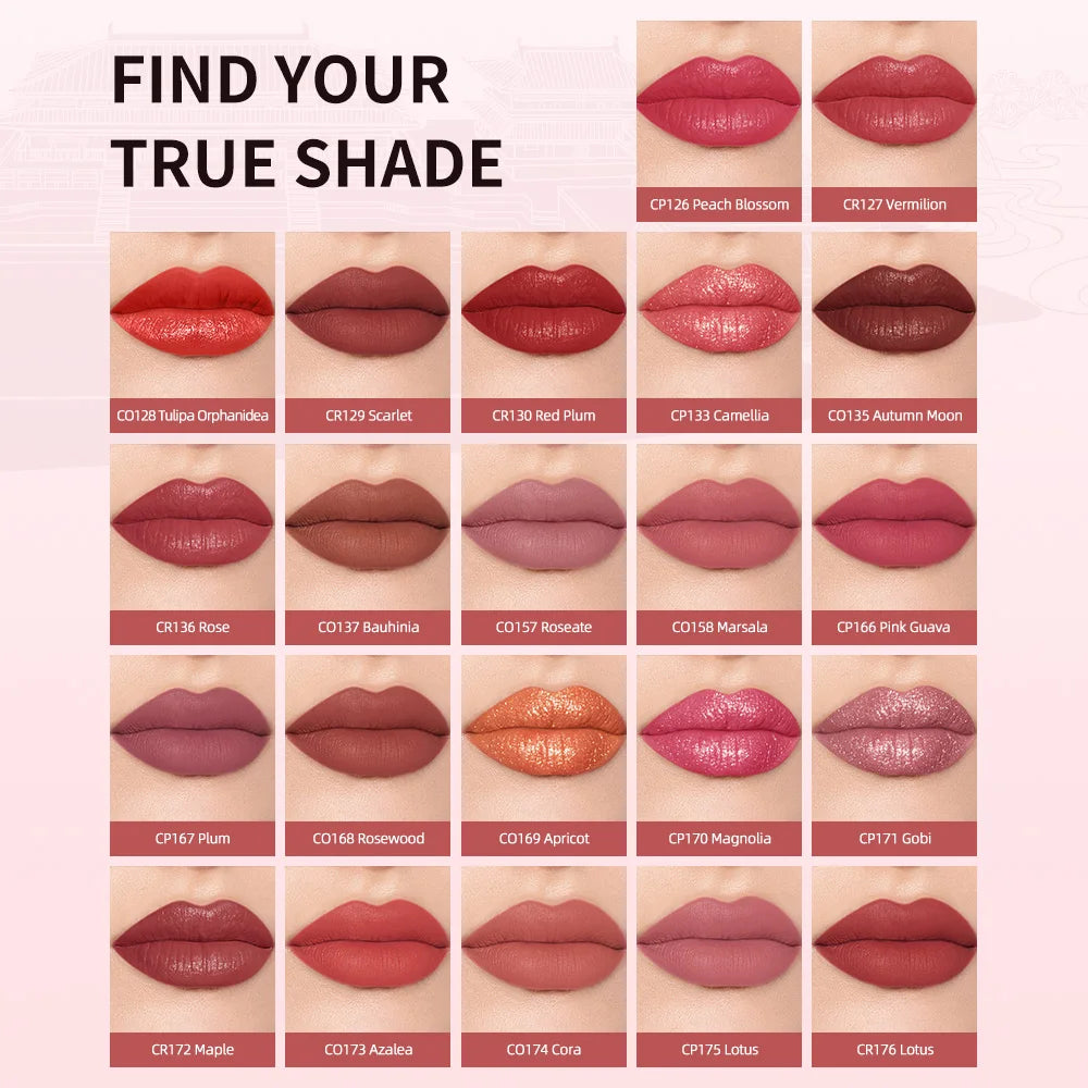 CATKIN Makeup Velvet Matte Lipstick, Hydrating Long‑Lasting Creamy Smooth, for Halloween Cosplay & Party Lip Looks