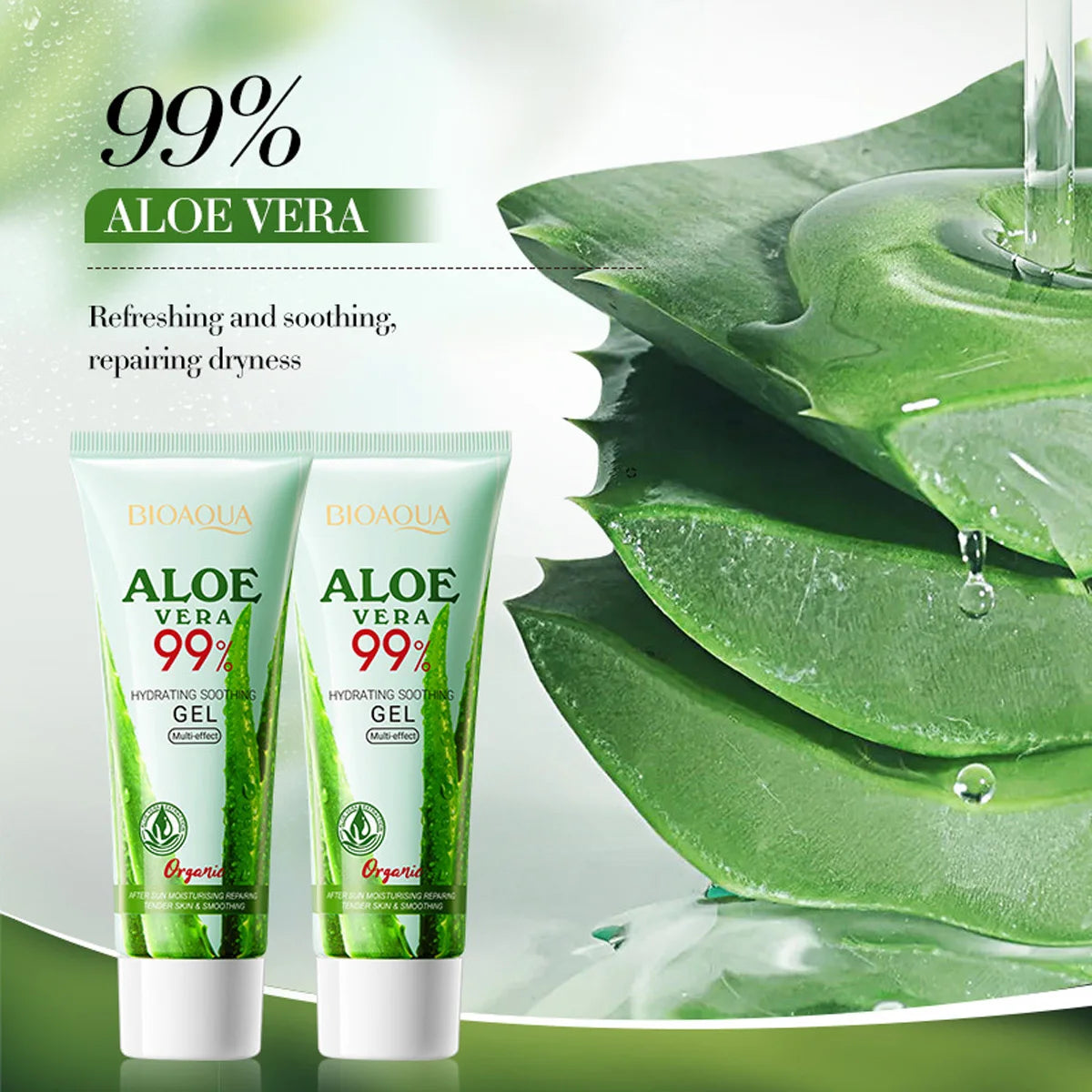 Moisturizing and Soothing Aloe Gel Moisturizing and Rejuvenating Aloe Gel