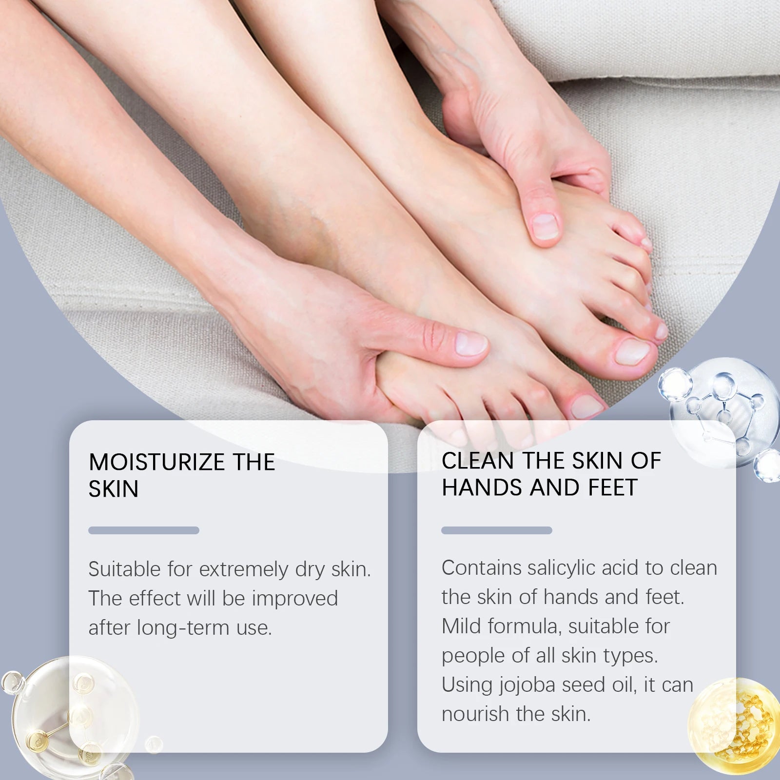 42% Urea Foot Cream + 2% Salicylic Acid Intensive Hydrating Foot And Hand Care Moisturizing Foot Cream And Hand Cream