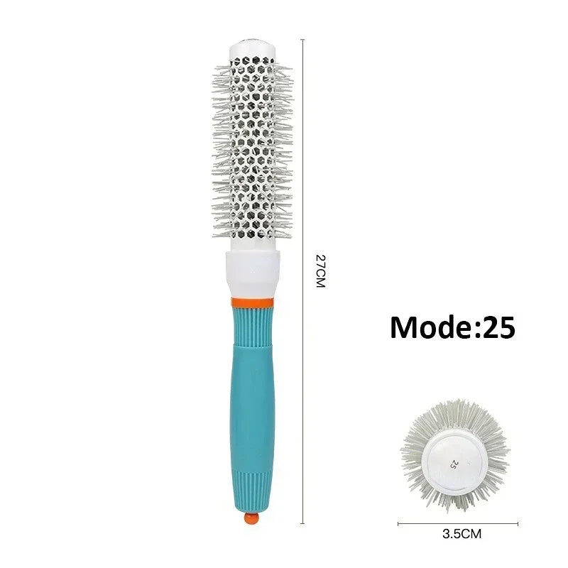 4 Sizes Professional Salon Styling Tools Round Hair Comb Hairdressing Curling Hair Brushes Comb Barrel Comb