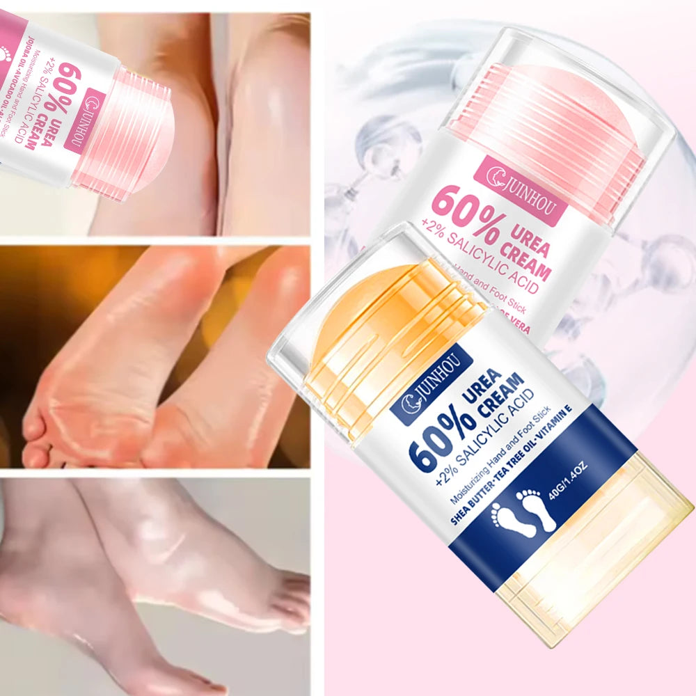 JUINHOU 60%Urea Hands and Feet Cream Powerful Repair Intensely Moisturizes Hand and Feet Refreshing and Non-greasy Portable