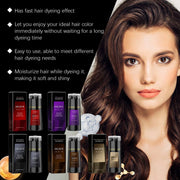 EELHOE Hair Dye Shampoo Nova Hair Instant Dye Shampoo Men Women Quick Easy Safe Hair Color Gray Hair  Coverage Nourish Scalp