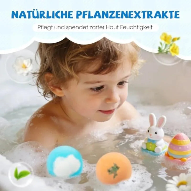 New 12PCS Ocean Toy Bath Salt Balls, Bubble Bath Balls for Adults & Kids, Fun Educational Bath Toys Party Favor Set