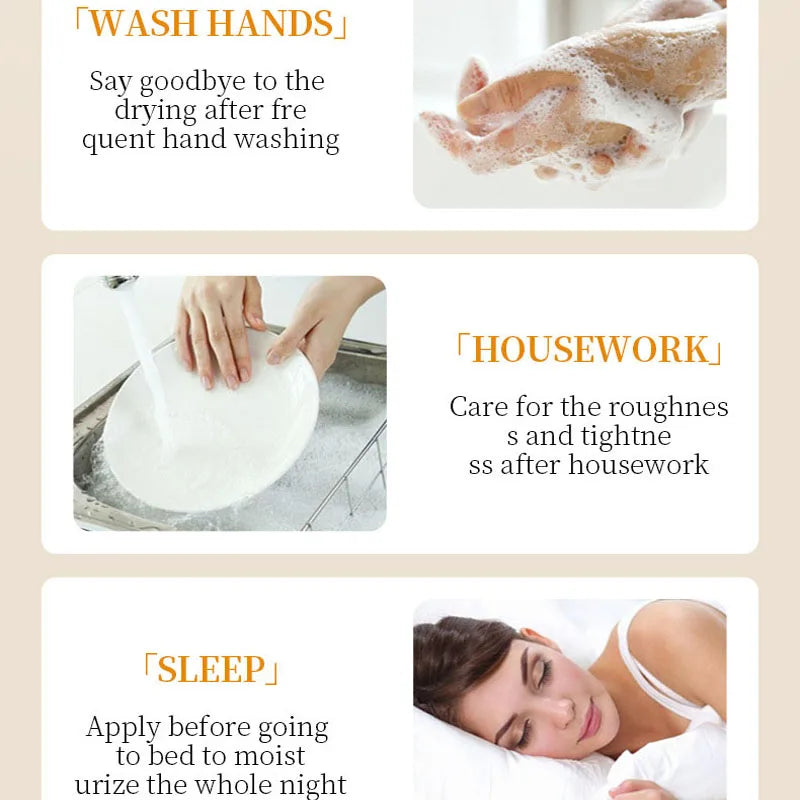 60g Coconut Hand Cream Hands Creams Handcream Anti-Drying Crack Nourishing Moisturizing Firming Hands Skin Care For Women