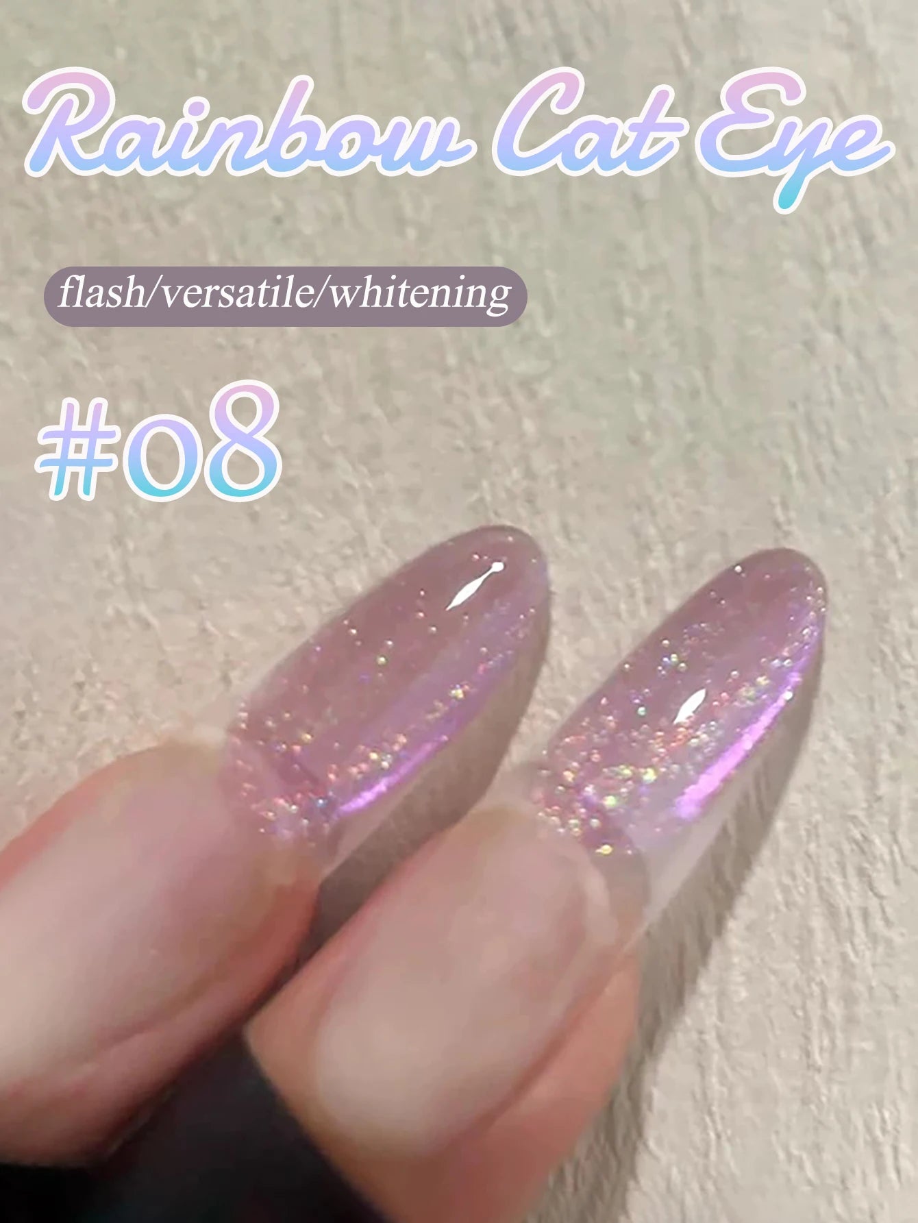 MIANEL 12ML Summer Whitening Red Glass Bead Cat Eye Gel Nail Polish 2026 Ice Clear Cat Magnetic Nail Polish Blue Nails 1-12pcs