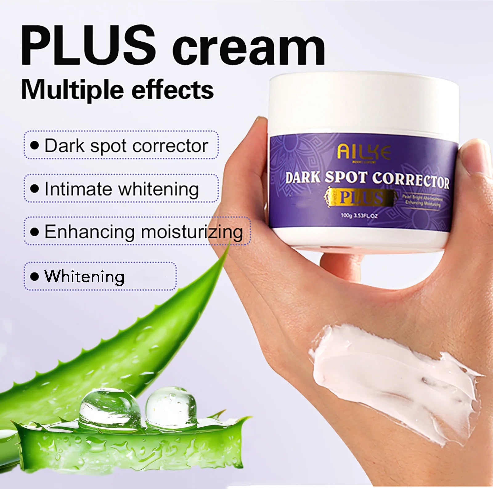 AILKE Glutathione Lighten Body Lotion, Moisturizing, Hydration, Even Skin tone, Improve Dark & Black Skin, Support Private logo