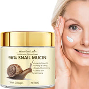 96% Snail Mucin Moisturizing Firming Cream with Collagen, Deeply Hydrates, Firms & Lifts for Smoother, Youthful Skin