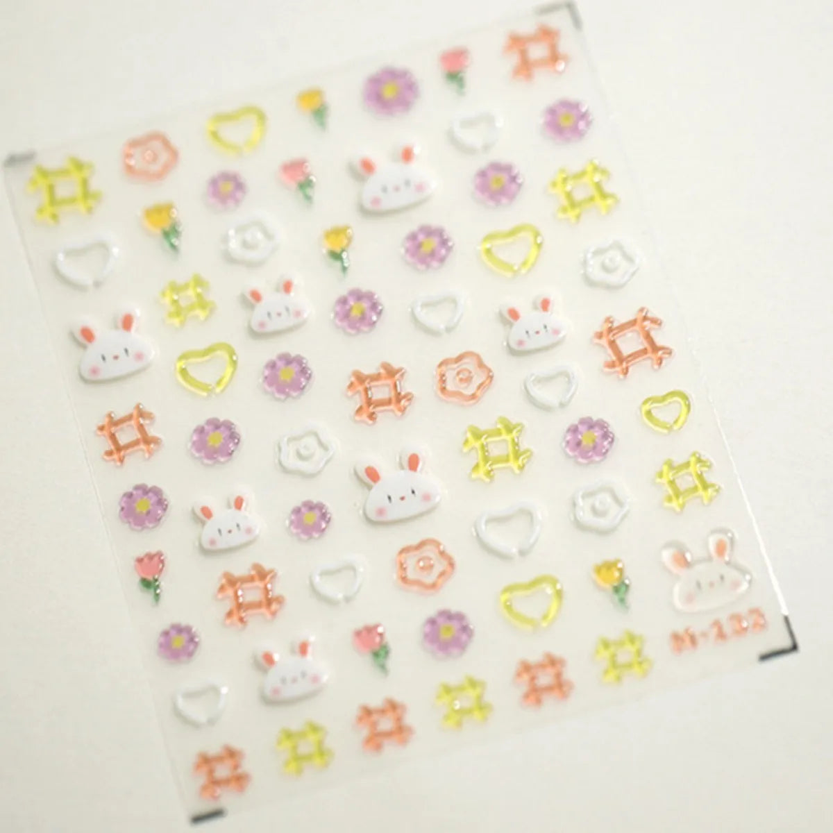 1pcs 5D Japanese Kawaii Nail Art Stickers Cute Rabbit Dog Slider Nail Decorations Decals Self-Adhesive Manicure Accessories DIY
