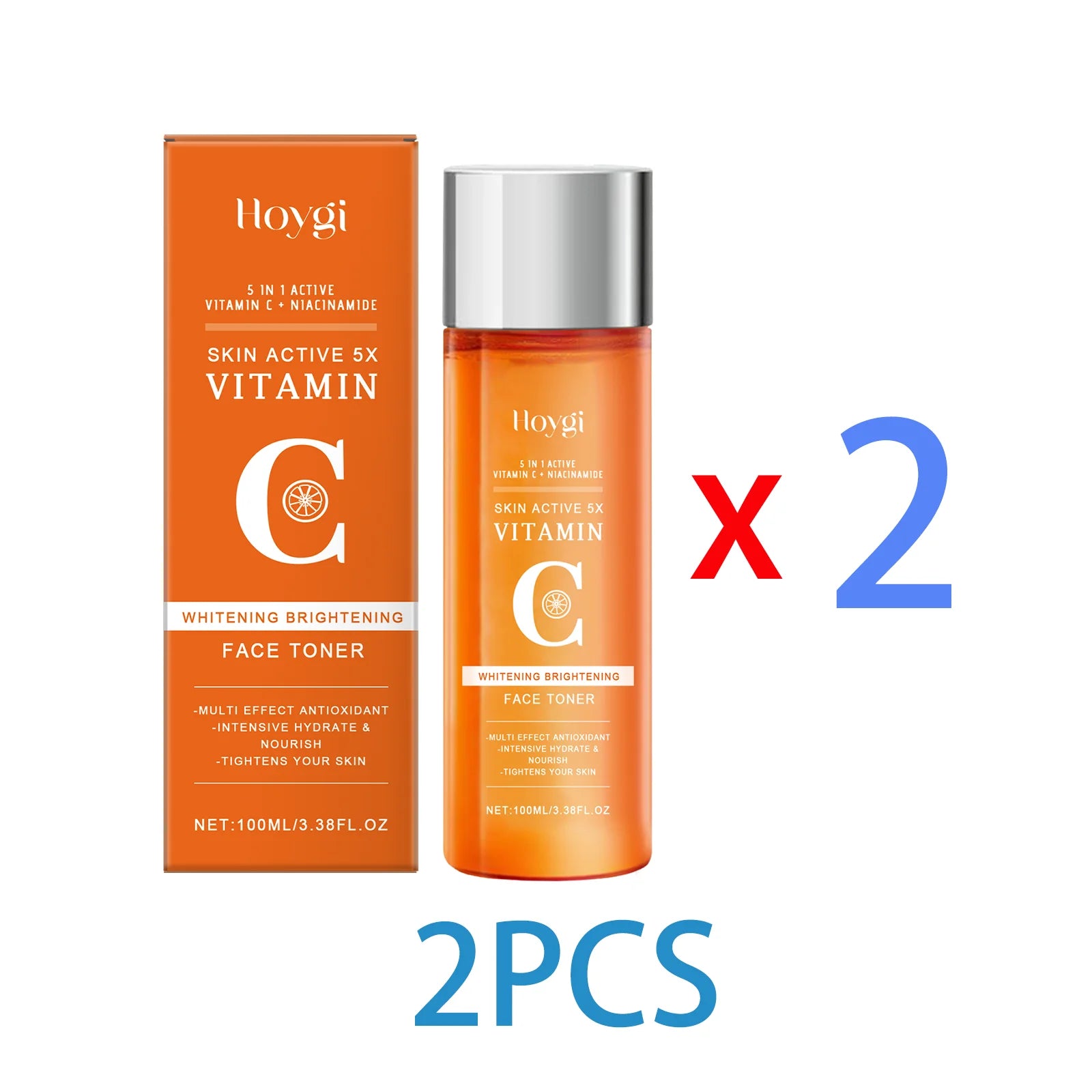 Vitamin C Brightening Toner for Face with Niacinamide Hydrating Facial Toner Dry Sensitive Skin Smooth Radiant Complexion 100ml