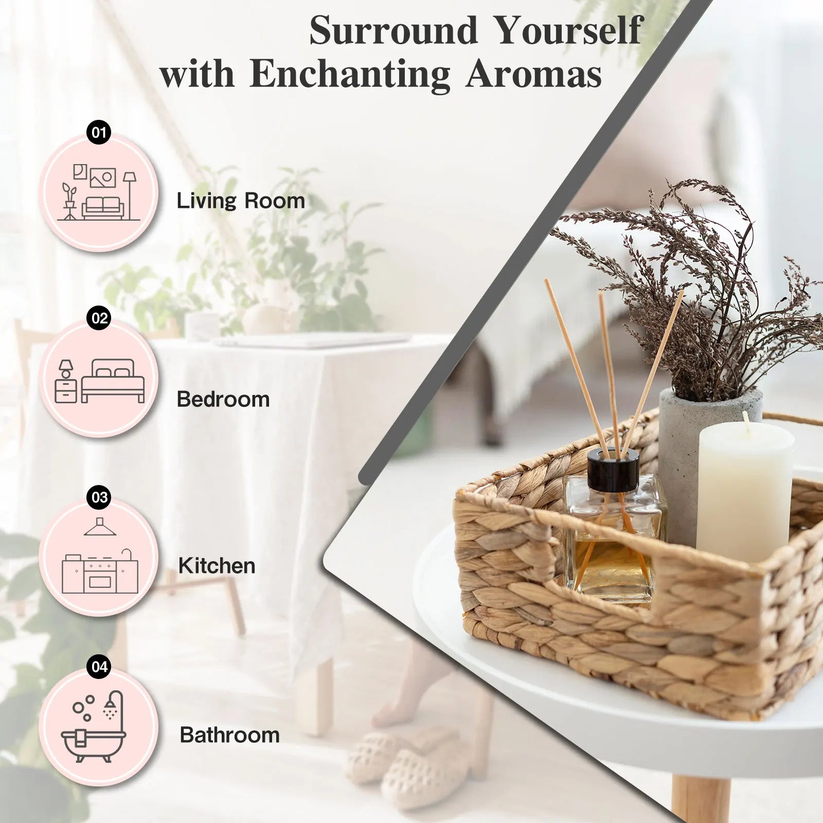 MAYJAM 100ML Pure Natural Aroma Essential Oil Patchouli Rosemary Peppermint Frankincense Sandalwood Cinnamon for Diffuser