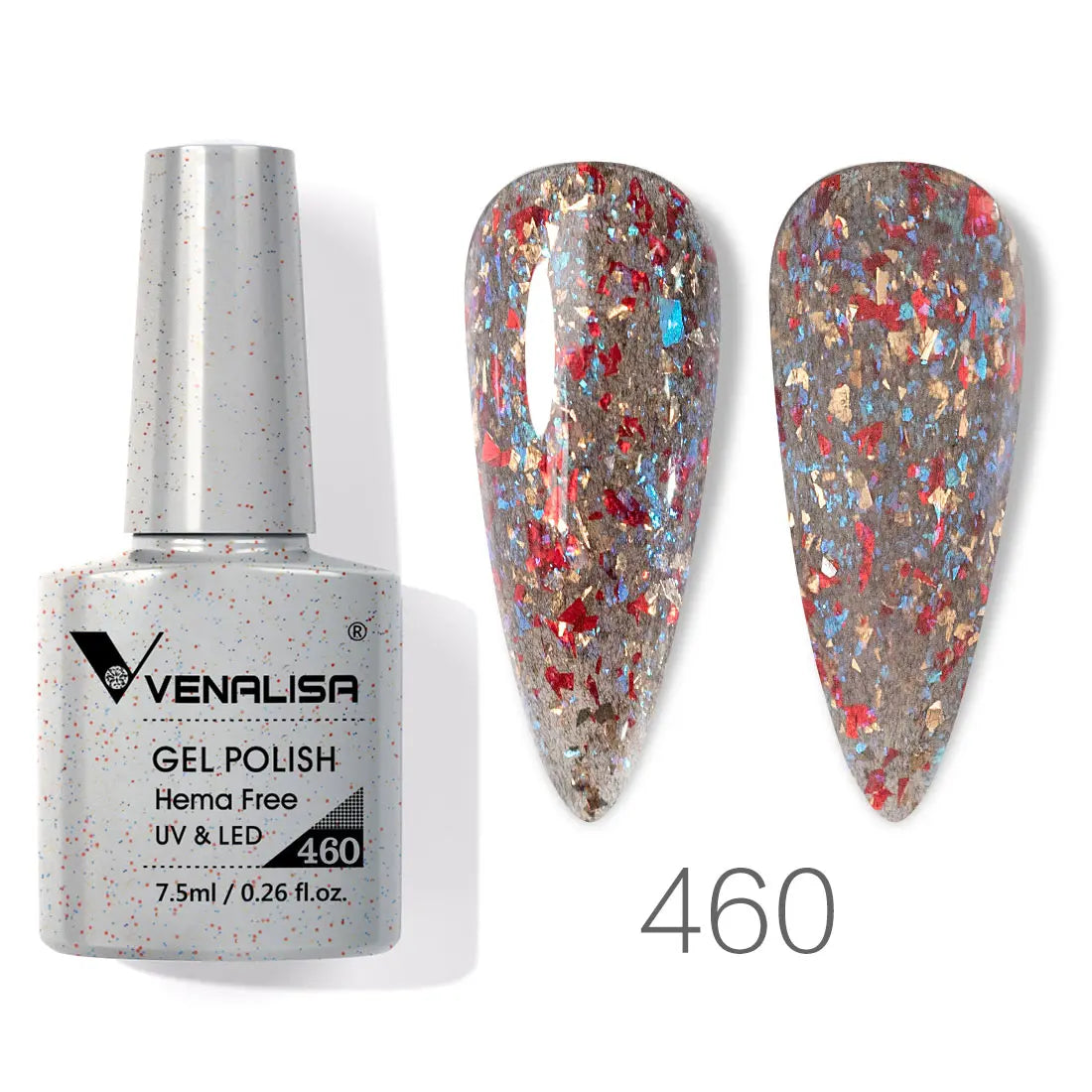VENALISA 7.5ml Nail Gel Polish Sparkle Glitter Diamond Shining Summer Colors Semi Permanent Soak off UV LED Nail Gel Varnish