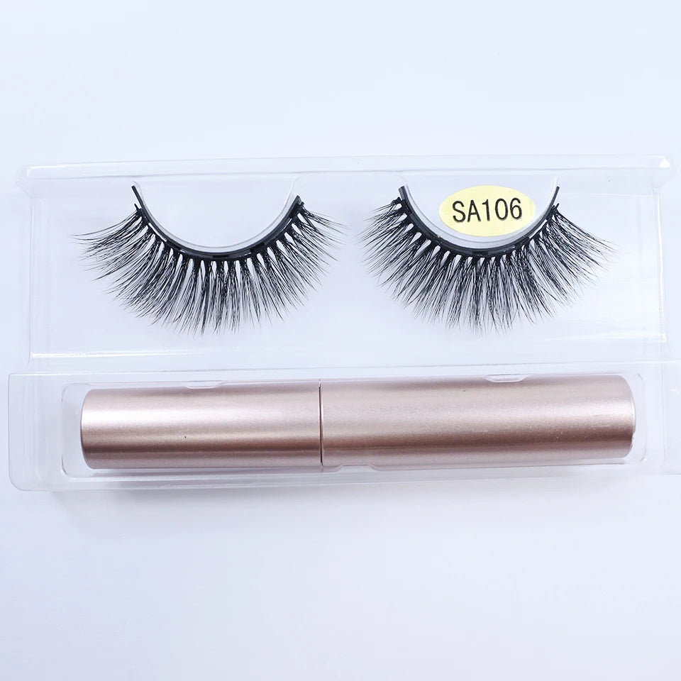 1/5 Pairs Magnetic Eyelashes Makeup False Lashes Bulk Items Wholesale Natural Magnetic Lashes Eyeliner Set