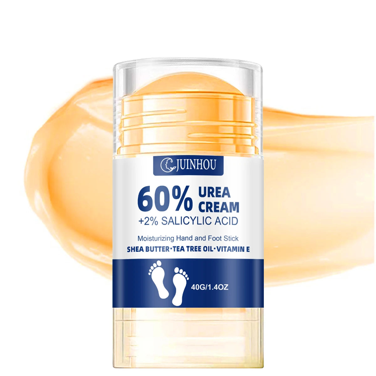JUINHOU 60%Urea Hands and Feet Cream Powerful Repair Intensely Moisturizes Hand and Feet Refreshing and Non-greasy Portable