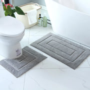 Plush bathroom floor mat with back shaped design, anti slip foot mat, bathtub absorbent mat, entrance door mat, bathroom small c