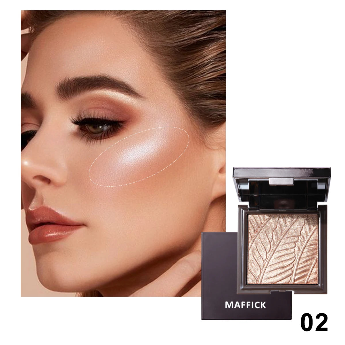 3D Sculpting Bronzer Powder Palette – Brightening & Flawless Finish, Natural Sun-Kissed Glow, Smooth Blendable Formula for Defined & Radiant Makeup Look