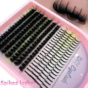Lash Clusters 50D-1200D Lashes Spikes Eyelash Clusters Volume Individual Lashes DIY Spiky Lash Extension Mega Cluster Eyelashes