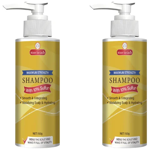Maximum Strength 10% Sulfur Shampoo - Smoothing, Scalp Stabilizing & Hydrating for Men & Women.