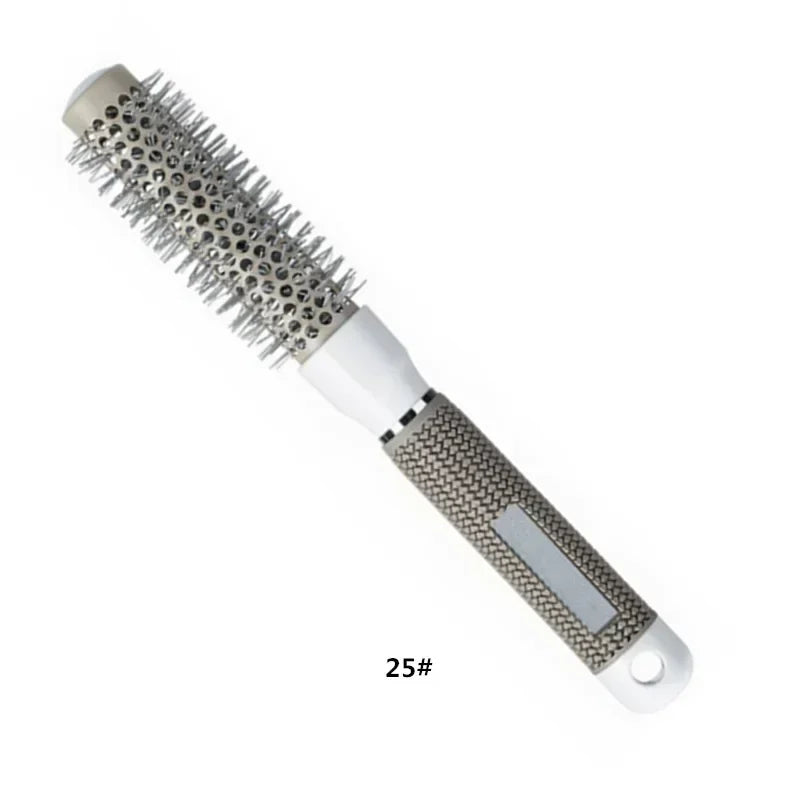 4 Sizes Professional Salon Styling Tools Round Hair Comb Hairdressing Curling Hair Brushes Comb Barrel Comb