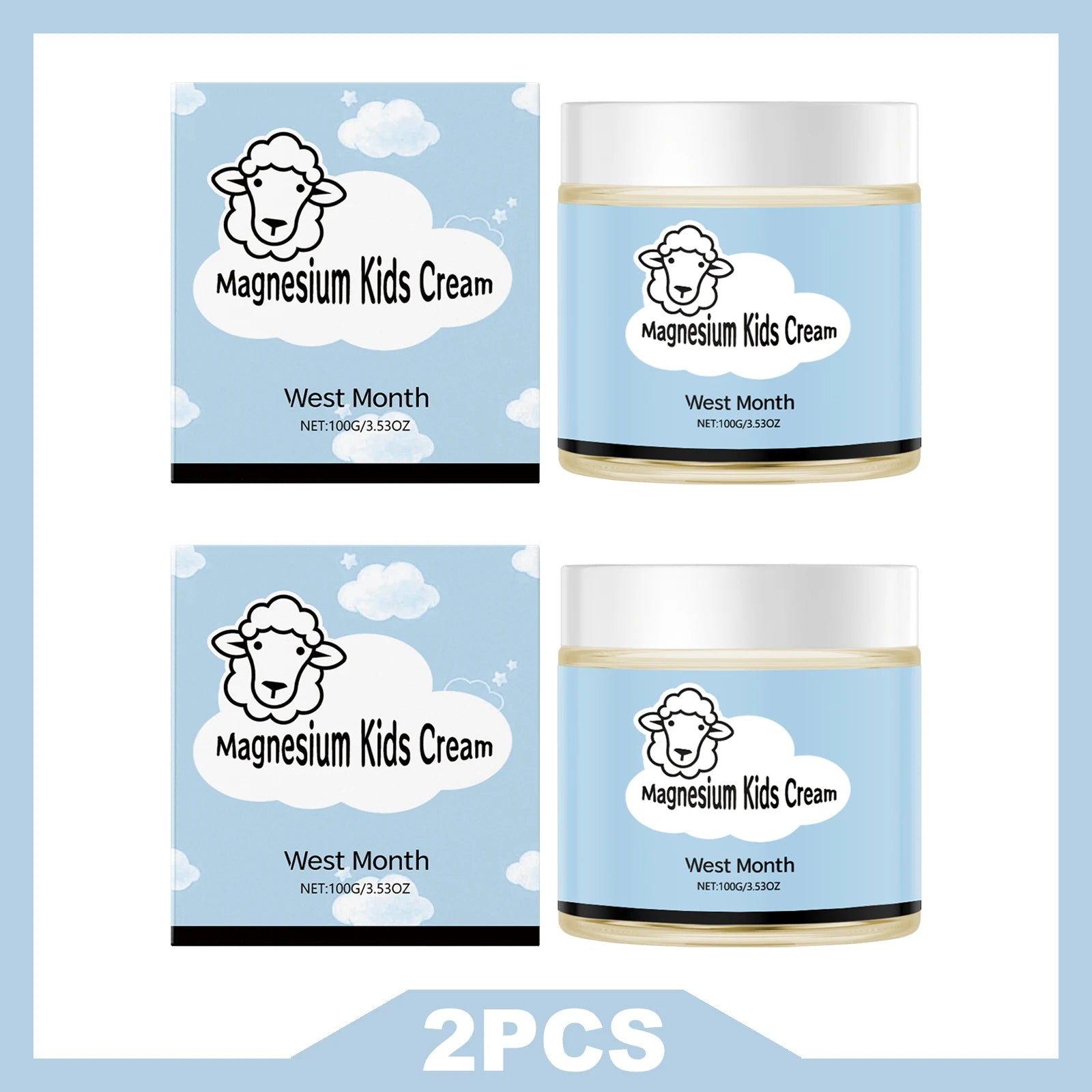 WEST MONTH Kids Sleep Skin Cream Strengthen Barrier Protection Promote Sleep Quality Prevent Winter Dryness