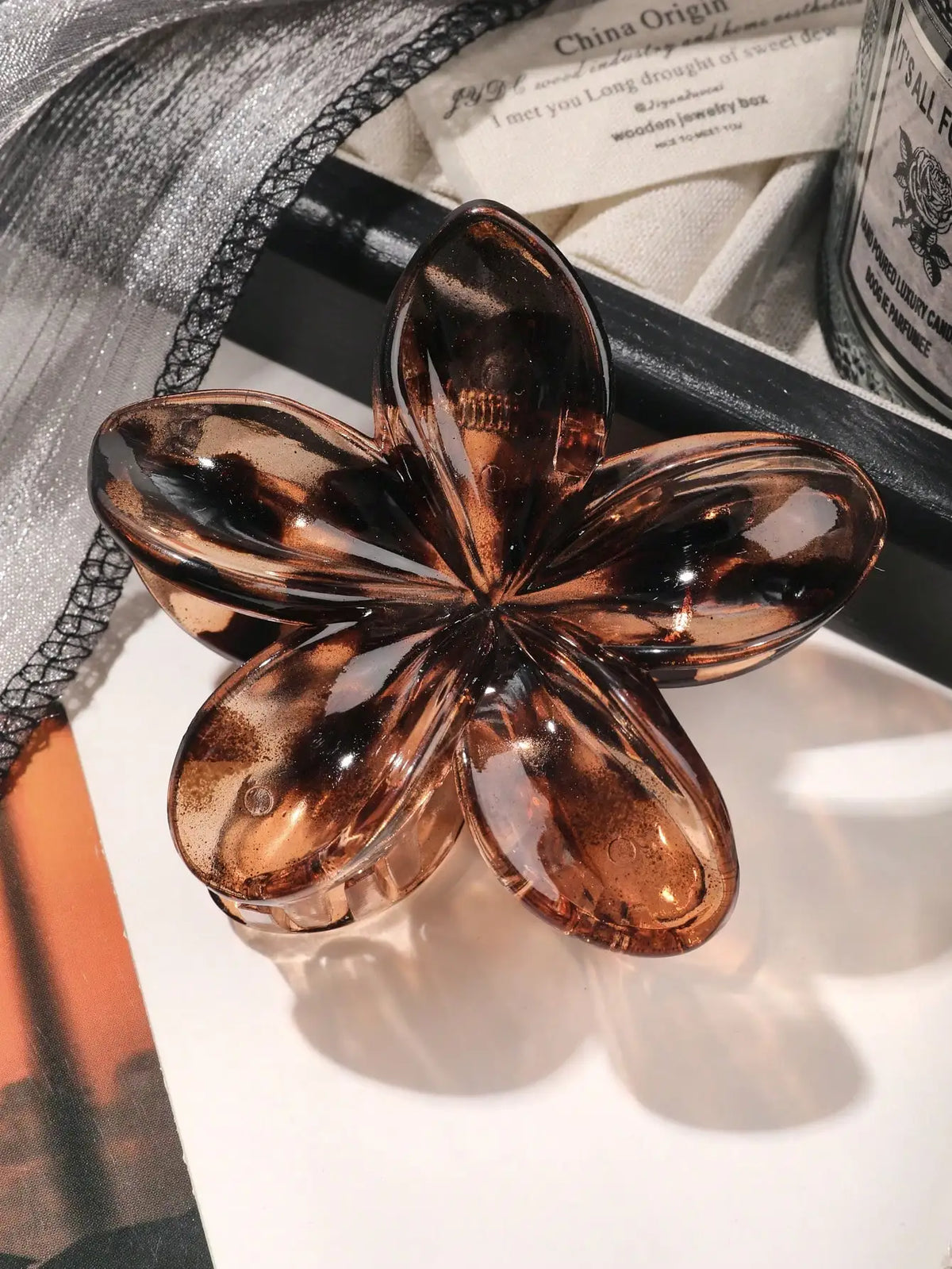 1/3Pcs Bohemian Leopard Flower Hair Claw Clips for Women Girls Autumn Winter Fashion Ponytail Hairpins Barrette Hair Accessories