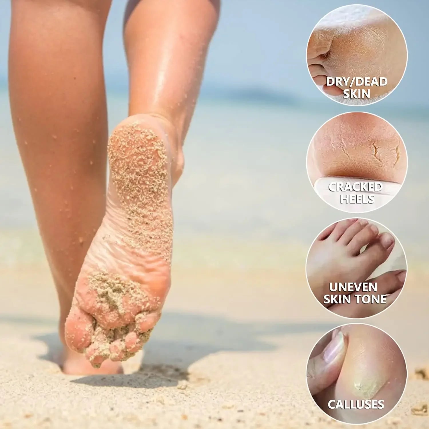 Foot Peel Mask,Exfoliator Peel Off Calluses Dead Skin Callus Remover,Foot Mask for Dry Cracked Feet,Foot Peel Mask with Lavende