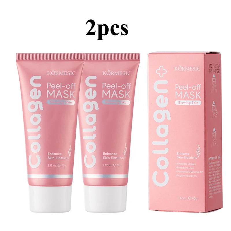 60g Deep Collagen Mask Peel Off Mask Face Anti Wrinkle Lifting Skin Care Masks Bio Pack Night Wrapping Woman Overnight Skin