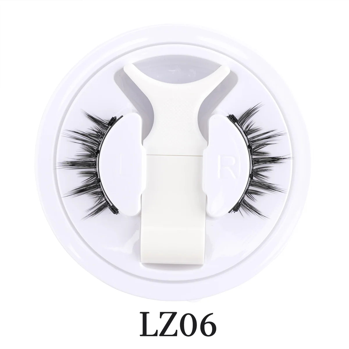 New 1 Pair Magnetic Eyelashes Handmade 3D Fluffy Faux Mink Lashes Reusable Natural False Eyelashes Magnetic Tweezers Makeup Set