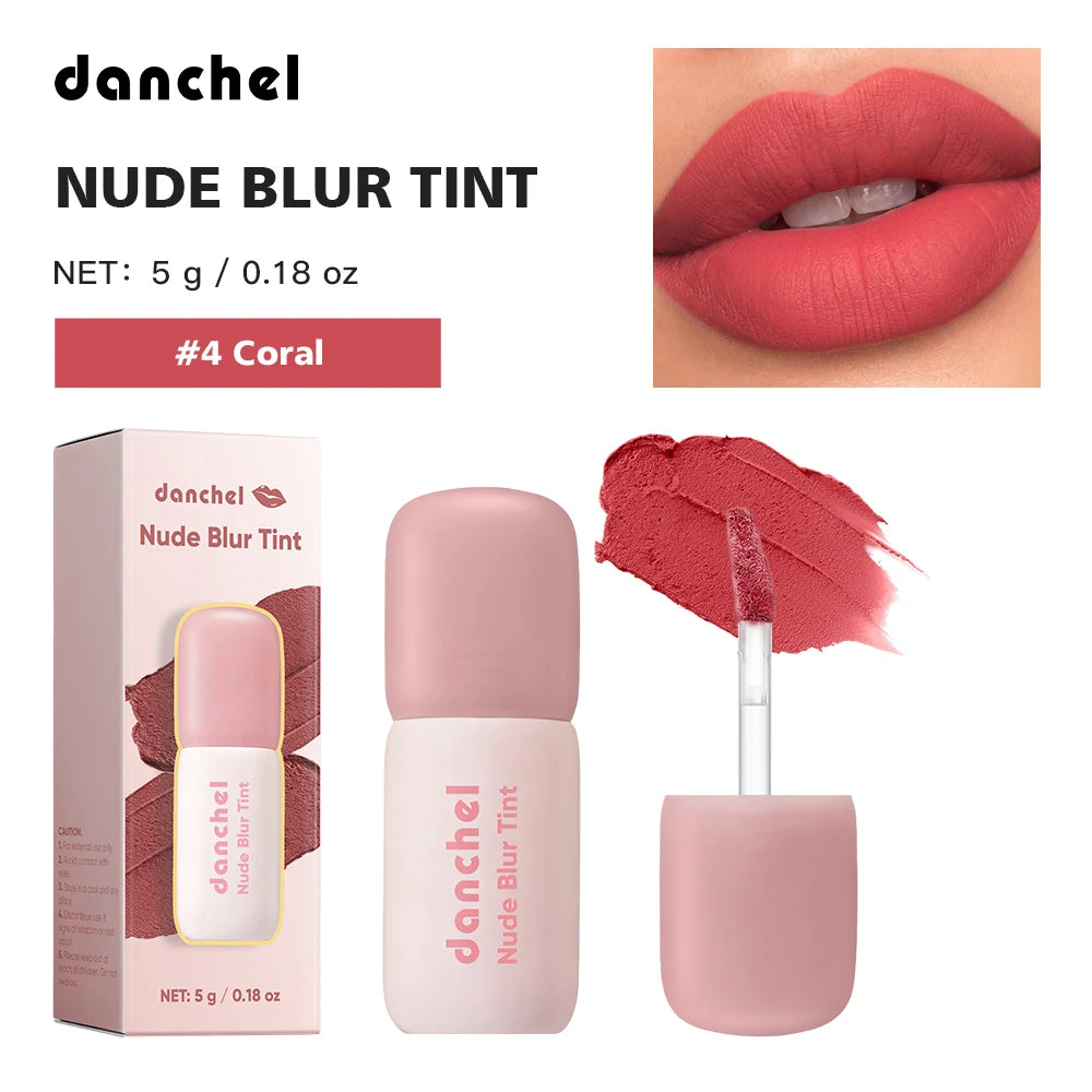 Nude Blur Tint Smudge-proof Visibly Smooths Lip Lines Airy Matte Texture Lip Gloss Wide Range of Shades 2-in 1 Lip & Cheek Tint