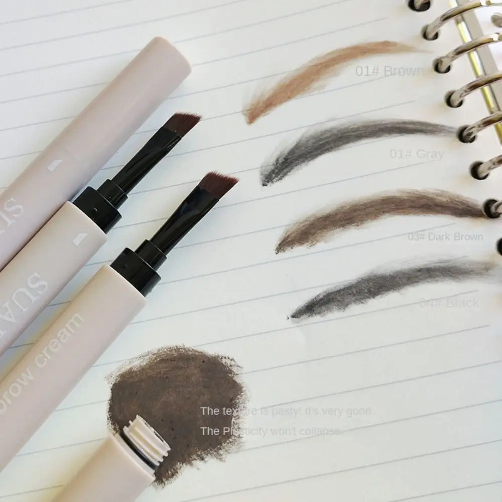 Waterproof Eyebrow Pencil Applicator Brow Pomade 3D Longlasting Eyebrow Gel Tint Quick-drying Natural Wild Eyebrow Eye Makeup