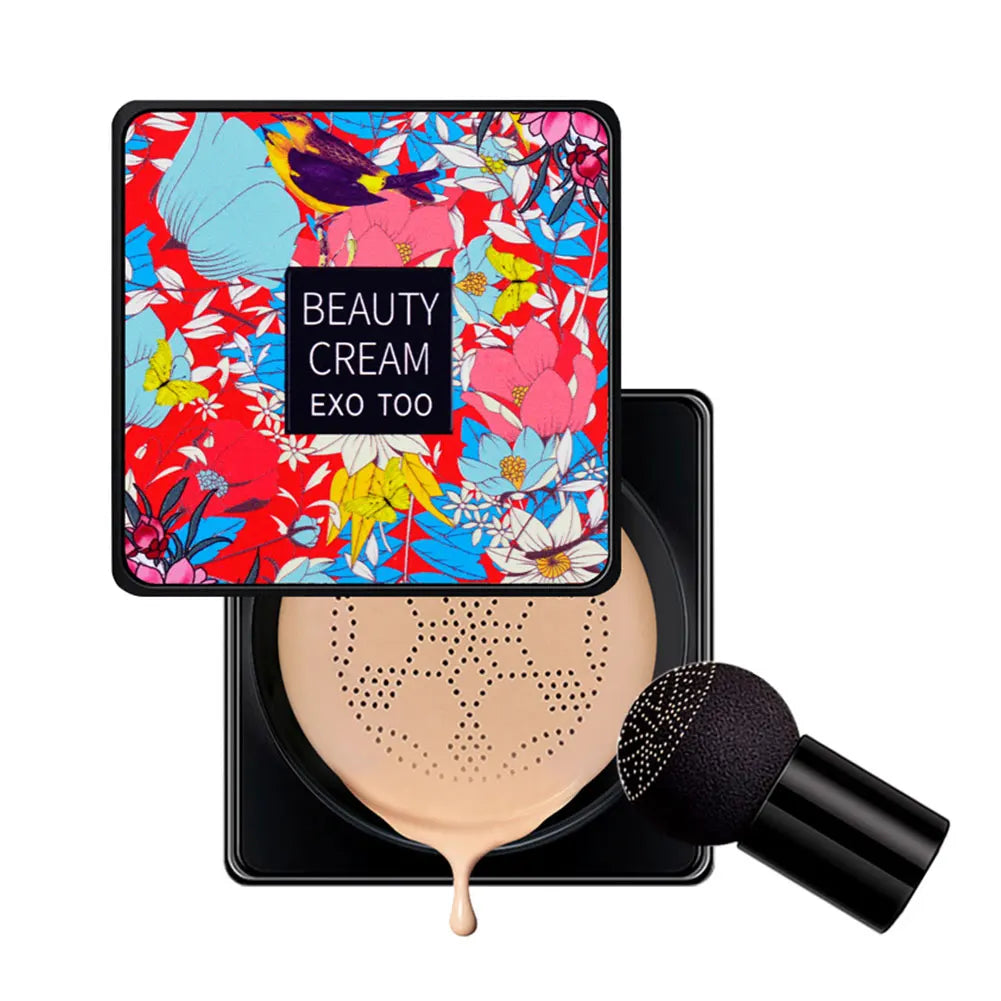 Magic Foundation Mushroom Head Air Cushion CC Cream Waterproof Brighten Foundation Cream Women Base Makeup Face Cosmetics