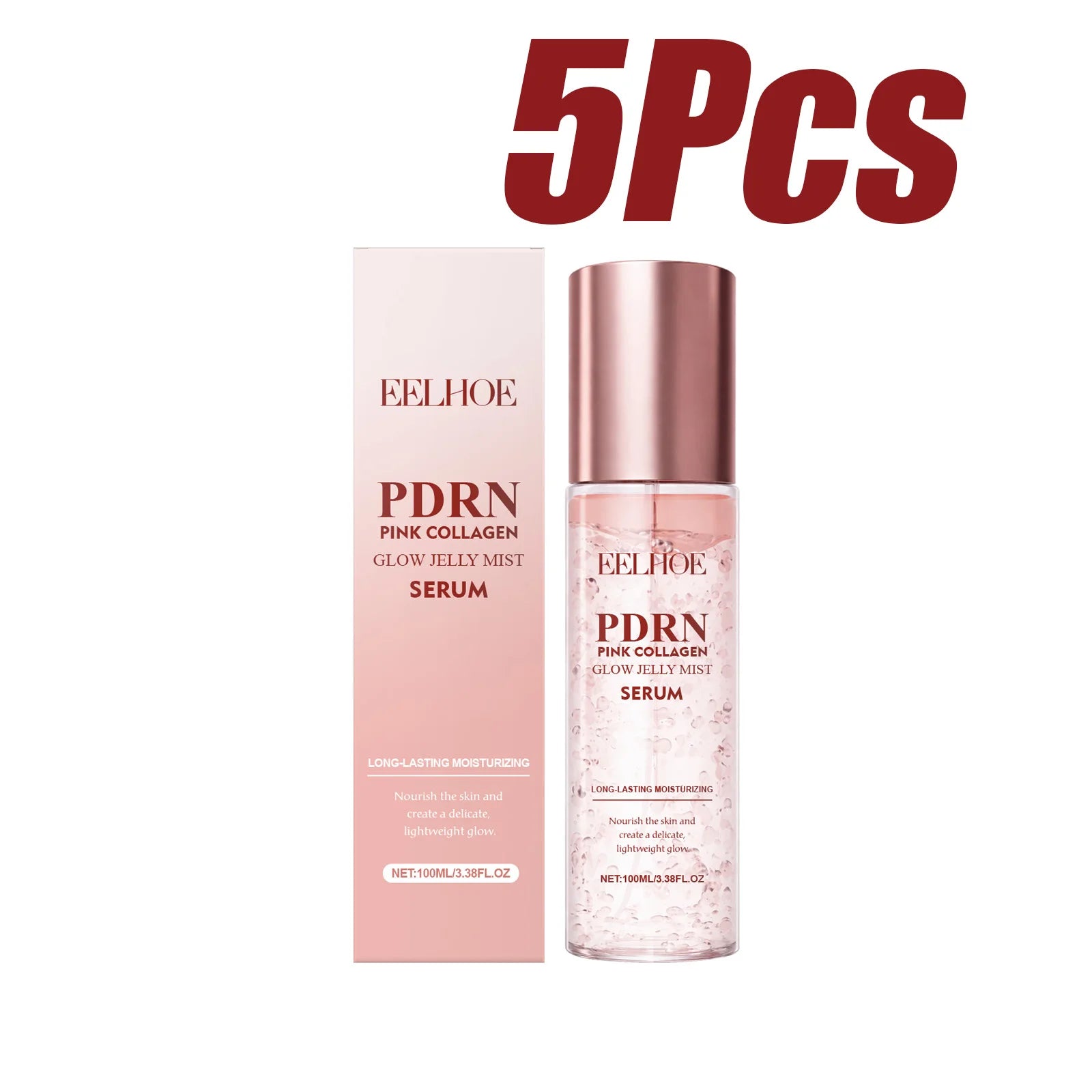 Jelly Mist Serum Collagen Brightening Essence Spray Facial Moisturizing Soothing Delicate Skin Improve Drying Skin Care