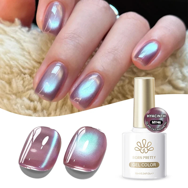 BORN PRETTY Rhine Klein Blue Cat Magnetic Eye Gel Polish 10ml Crystal Ultra Shine Soak Off UV LED Varnish DIY Manciure At Home