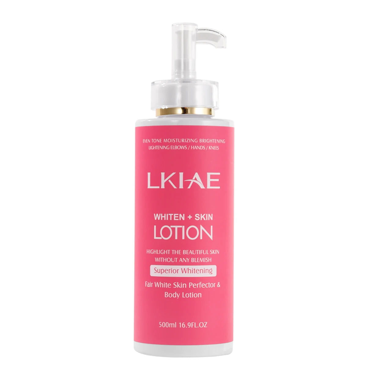 AILKE Superior Whitening Body Lotion, Moisturizing, Smooth Skin, Reduce Dark Spots, With Rose Essential Oil, Niacinamide, 500ml