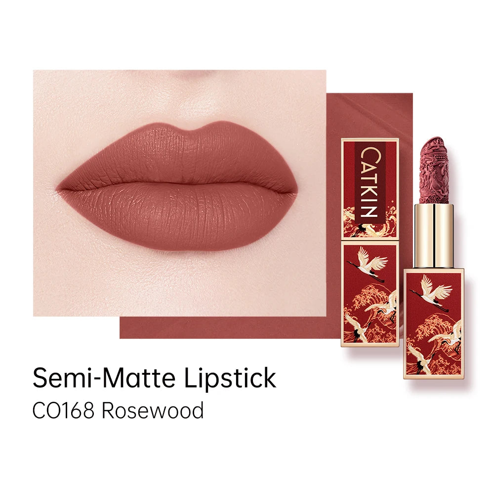 CATKIN Makeup Velvet Matte Lipstick, Hydrating Long‑Lasting Creamy Smooth, for Halloween Cosplay & Party Lip Looks