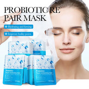10 Pcs BIOAOUA Probiotic Repair Facial Mask Moisturizing Delicate Skin Facial Mask Sheet for Acne Removal & Depth Replenishment