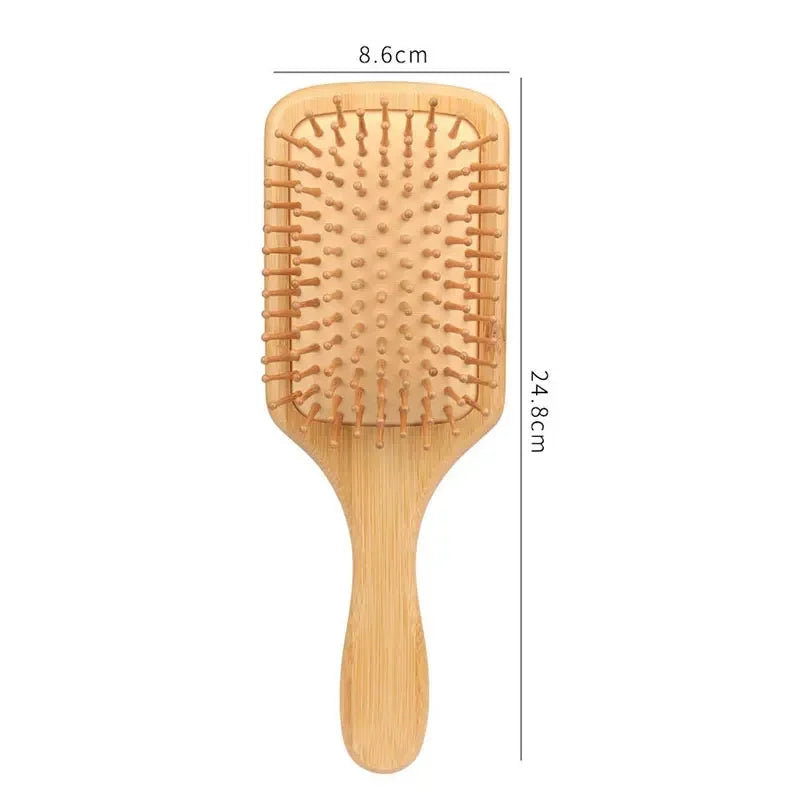 Premium Wooden Bamboo Scalp Massage Comb Hair Brush Improve Hair Growth Wood hairbrush Prevent Hair Loss Comb Bamboo Comb Teeth