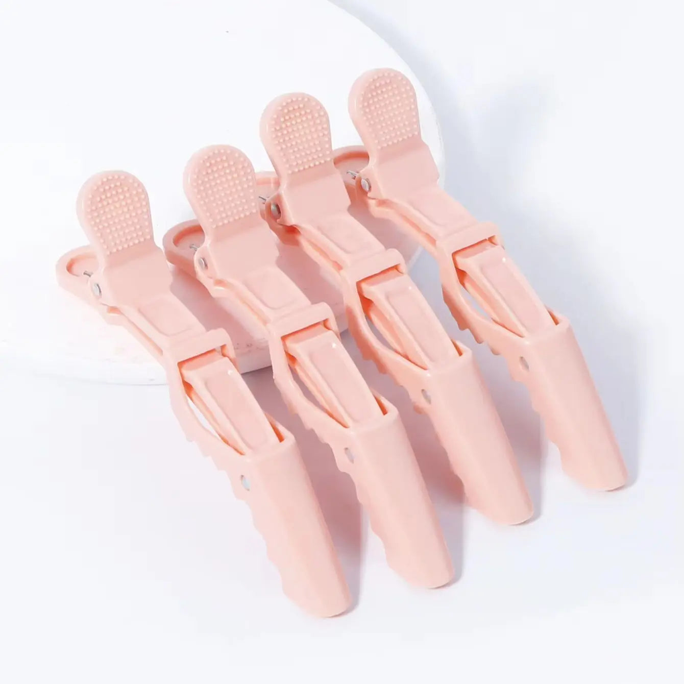 4pcs/set Crocodile Clips Non Slip Hairdressing Styling Sectioning Clips Salon Barber Supplies For Hair Accessories