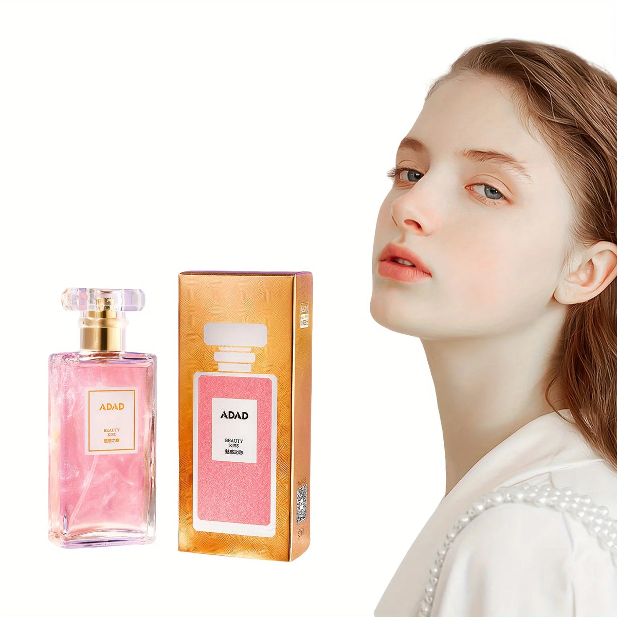 50ml Adad Charming Kiss Women's Perfume, Fresh and Natural, Long-Lasting, a Spray Perfume That Combines Floral and Fruity Scents for Young Women