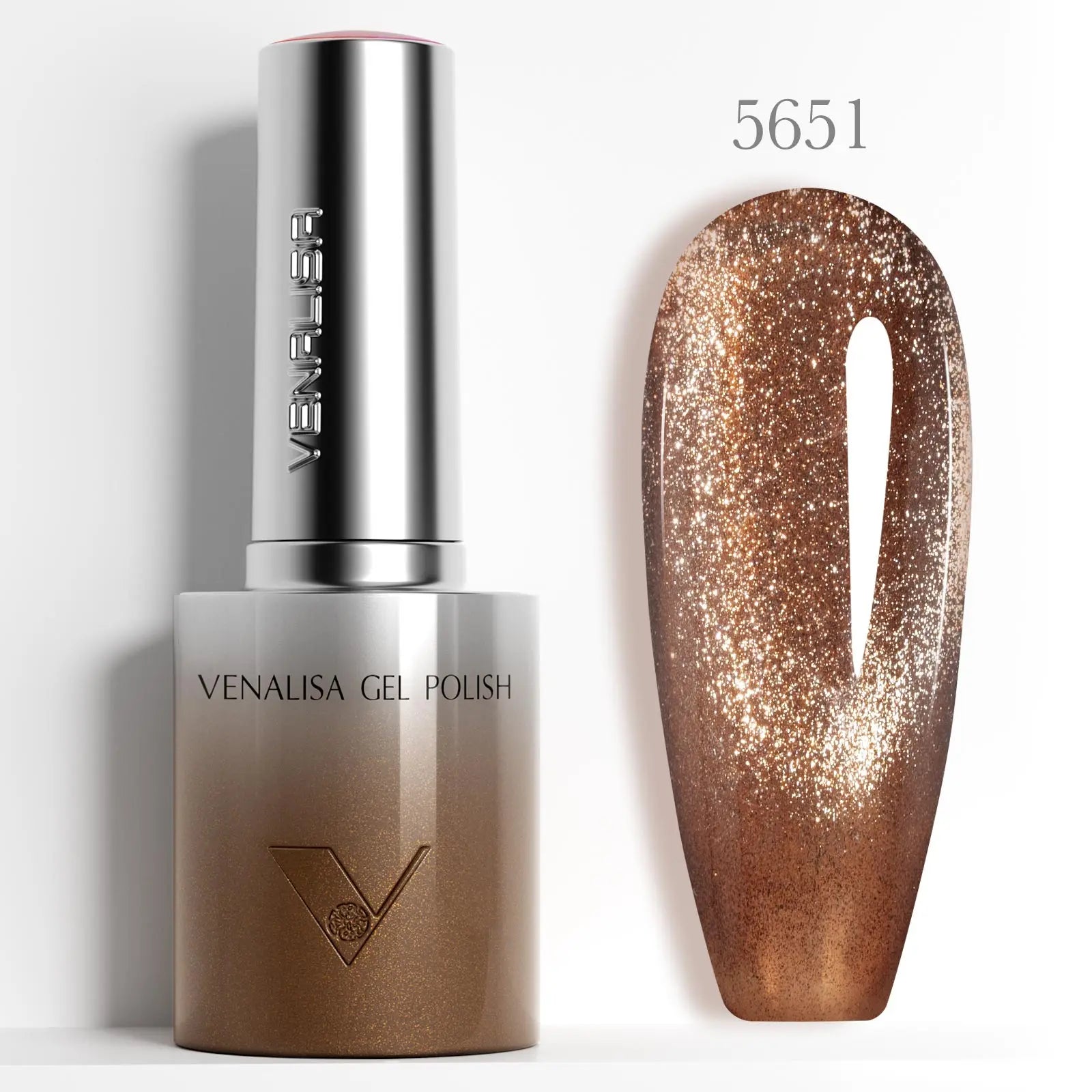 Venalisa TPO Free Hema Free 10ml Winter Nails Warm Coffee Cat Eye Nail Gel Polish Magnet Soak Off UV LED Semi Permanent Nail Gel