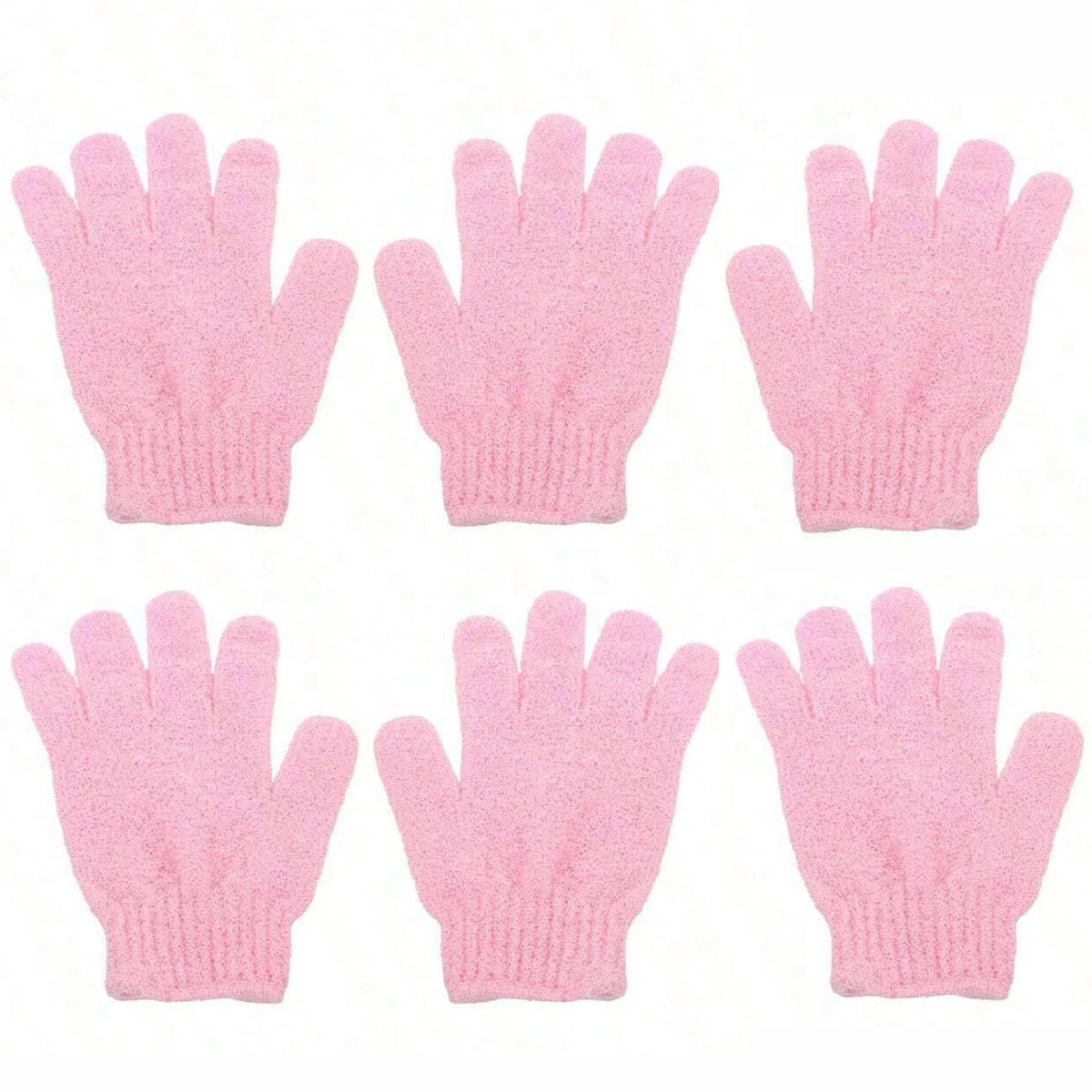 2pcs/6pcs/12pcs Reversible Exfoliating Shower Gloves, Body Scrub Gloves, ,Cleansing Tools Bath Towel Bath Products Back Scrub