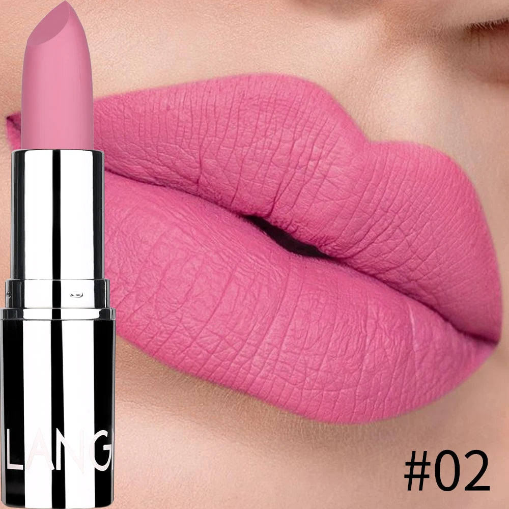 Black Tube Matte Lipstick Non Staying Cup Makeup Lipstick  5 colors available