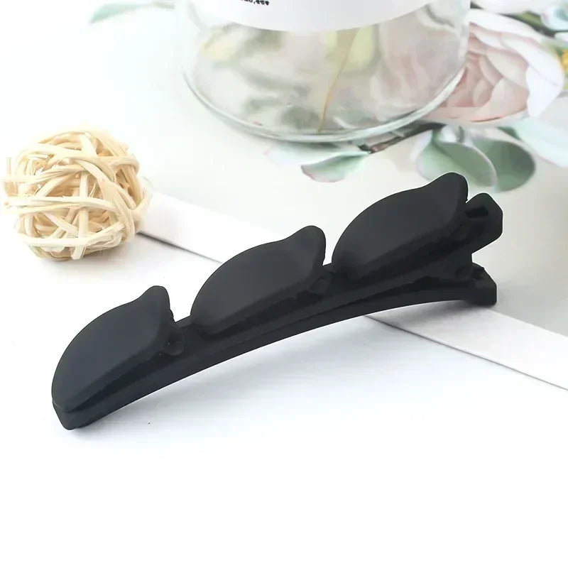 Double Layer Braided Hairpin Broken Hair Fixed Clip Women Girls Korean Fashion Hairpin Headband Hairpin Lazy Styling Accessories
