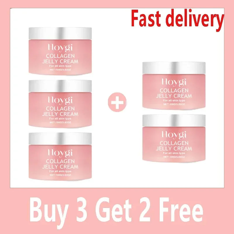 Collagen Jelly Cream Niacinamide Tightening Soothing Moisturizing Anti-Aging Firmness Hydration Skincare 100ml Face Gel